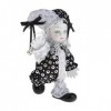 Ioensy 5 inch Standing Porcelain Triangel Doll with Exotic Pompous Costume Figure