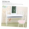 Totority Chaise De Maison De Poupée Modèles en Métal Chaises en Métal Mini Jouet Mini Maison Artisanat 1/12 Meubles Miniature