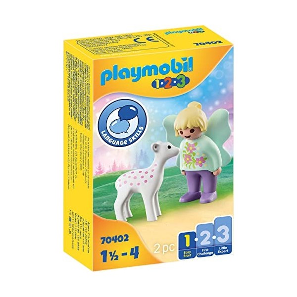 Playmobil 1.2.3 70402 Fée avec Faon 1.2.3 1.2.3-18-36 Mois Ses Premiers