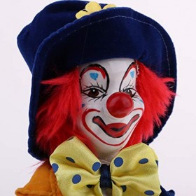 Generic Poupée de Clown en Porcelaine pour Enfants Cadeaux danniversaire Halloween Chirstmas Decor 1