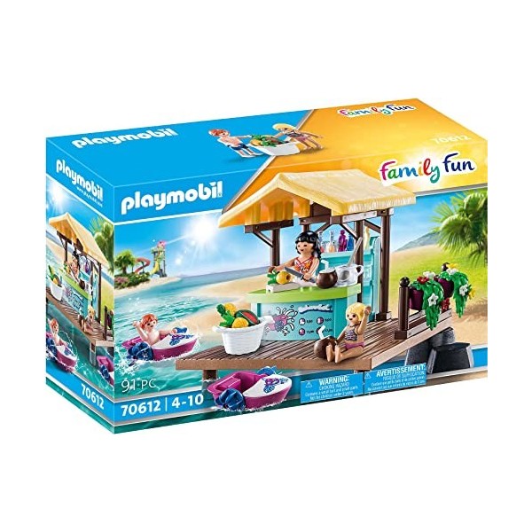 Playmobil - 70612 - Bar Flottant et vacanciers