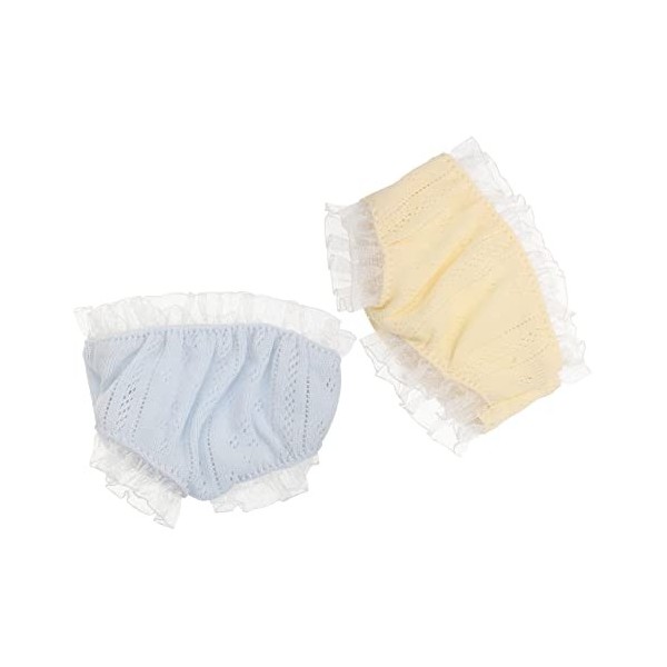 ibasenice 2 Pièces Culottes Fille Mini Accessoires Filles Vêtements Chou Patch Poupées pour Filles Poupée Américaine sous-Vêt