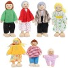 Personnes De Maison De Poupée, Poupées Familiales Petites Figurines Jouets Pour Enfants Filles Enfants Jouets De Simulation, 