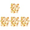 Amosfun 20 Pièces Simulé Manger du Pain Mini Gâteau Téléphone Cas avec Charme Mini Maison De Poupée Bonbons Pendentif Charme 