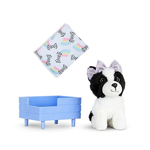 Glitter Girls POSEABLE Plush Border Collie, Ziggy