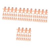 Toyvian 40 Pièces Poupée Ange Poupée Mini Poupées Mini Décor Mini Cadeaux Petits Bébés en Plastique Figurines Minuscules Jeu 