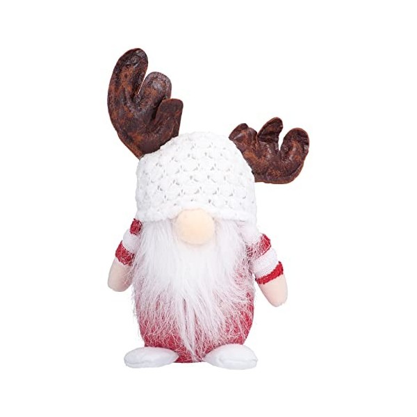 Poupée Rudolph Gnome en Bois de Renne, Ornement de Poupée Naine sans Visage, Cadeaux de Fête de Festival de Thanksgiving de N