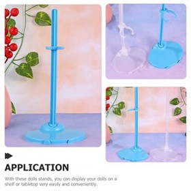 Ipetboom 12 Pièces Détenteurs De Figurines Support De Figurine Poupée Se Tient Supports De Poupée Support Daffichage De Poupé