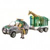 Playmobil - 4855 - Jeu de construction - Véhicule de zoo avec remorque