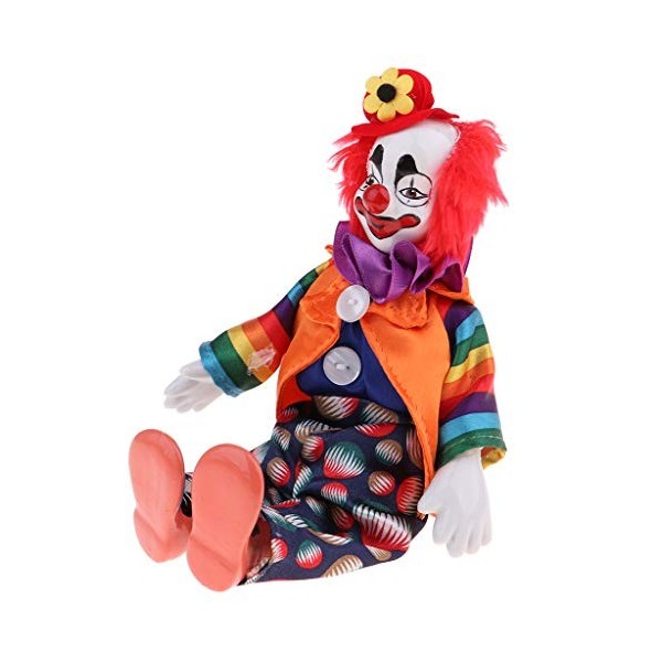 F Fityle Porcelaine Clown Effrayant Décoration Chambre Salon Bureau, 8, 25cm