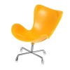 Kisangel Fauteuil Oeuf Meubles De Maison Miniatures Chaise Haute pour Poupée Chaise en Métal De Maison De Poupée Chaises De P