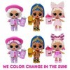 LOL Surprise Sunshine Makeover Tots avec 8 Surprises - Changement de Couleur aux UV et Accessoires - 1 Poupée en Édition Limi