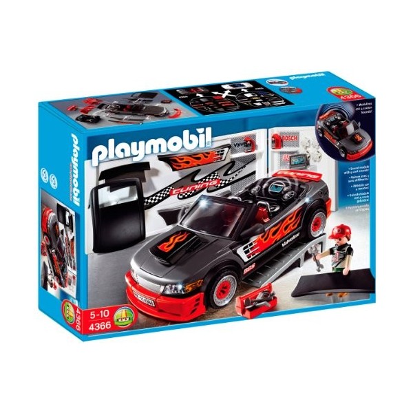 Playmobil - 4366 - Jeu de construction - Voiture tuning avec effets sonores