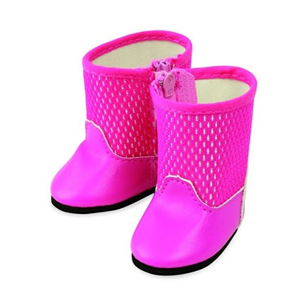 Petitcollin- Bottes Roses pour poupée de 39 à 48 cm, 603909