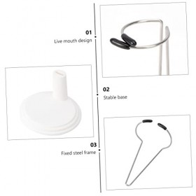 HOOTNEE 4 Pièces Vitrine De Poupée Poupées Noires Support De Forme De Robe De Poupée Moniteur Accessoires Figure Poupée Stand