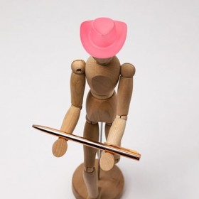 Operitacx Chapeau Western Miniature 20 Pièces Chapeau De Cow-Girl pour Maison De Poupée Chapeau De Poupée en Plastique Surmat