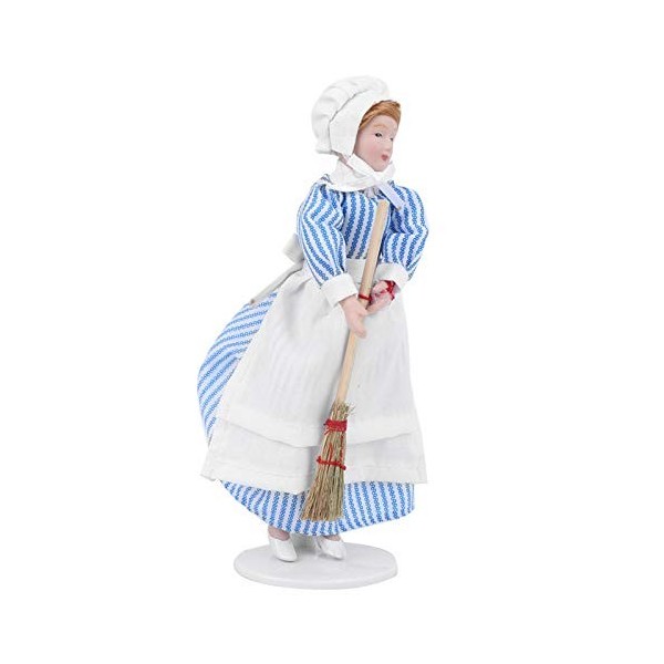 Cryfokt Accessoires de Maison de Poupée Miniature, Meubles Miniatures, Maison de Poupée en Porcelaine, Homme Miniature pour M