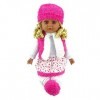 Shannon Collection Poupée élégante à la Mode pour Enfants Wooly Pink Hat/Jacket/Chaussures Fille Fleur F 