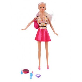 Toyland Accessoire de toilettage pour Animaux de Compagnie et Jeu de poupée - Poupée aux Cheveux blonds - Ensembles de Filles