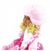Shannon Collection Poupée élégante à la Mode pour Enfants Jupe Fleur/Tenue en juteau Rose D 