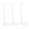 ibasenice 3 Pièces Poupée Cintre Blanc Vêtements Rack Clair Stand Paré Accessoires Poupée Support DAffichage Poupée Robe Tit