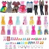 SPOKKI Lot de 31 vêtements de poupée et accessoires pour poupée Barbie, accessoires de vêtements de 11,5 pouces pour Barbie, 