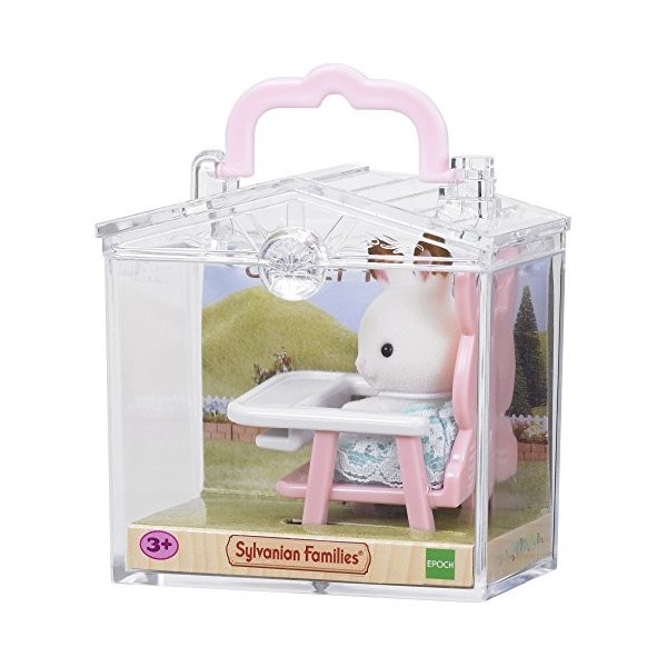 Sylvanian Families - 5197 - Valisette bébé lapin et chaise bébé