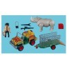Playmobil - 4832 - Jeu de construction - Véhicule de safari avec rhinocéros