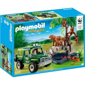 Playmobil Wild Life 5274 vehicule dexploration avec Animaux de la Jungle