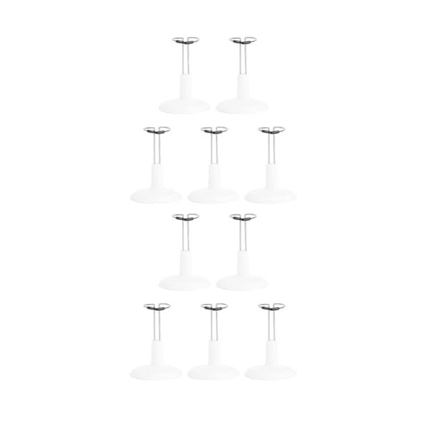 Toyvian 5 Pièces Support Cadre Poupée Stands Présentoir Poupée Robe Stand Ours Stand Mini Ours Présentoir Modèle Descendants 