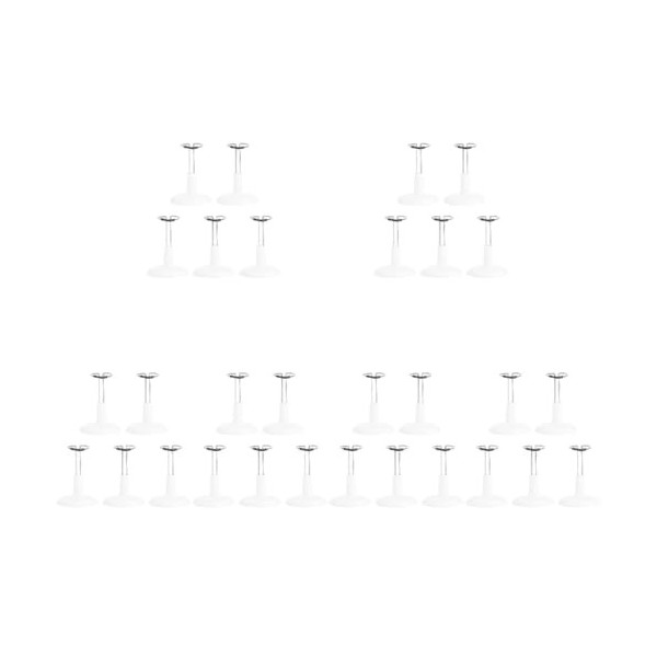 Toyvian 5 Pièces Support Cadre Poupée Stands Présentoir Poupée Robe Stand Ours Stand Mini Ours Présentoir Modèle Descendants 
