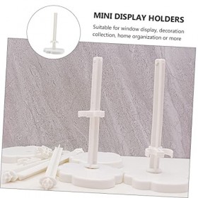 Toyvian 20 Pièces Poupée Stand en Plastique Bébé Poupée Cadre Support Support Mini Jouet Poupée Supports en Plastique Figurin