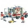 Playmobil - 4221 - Jeu de construction - Ambulanciers / blessé / véhicule