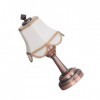Lampe de Table pour Maison de Poupée, Lampe LED Miniature à Piles, Modèle de Lampe de Chevet pour Maison de Poupée, Décoratio
