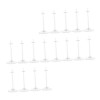 Toyvian 17 Pièces Poupée Debout Stand Figurine daction Stand Poupée Représente pour LAffichage Porte-Poupée Modèles en Plas