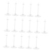 Toyvian 17 Pièces Poupée Debout Stand Figurine daction Stand Poupée Représente pour LAffichage Porte-Poupée Modèles en Plas