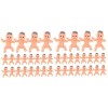 ABOOFAN 40 Pièces Poupée Ange Poupée Petit Modèle De Bébé Bébés Miniatures Jouets De Jeu De Rôle pour Enfants Maison De Poupé