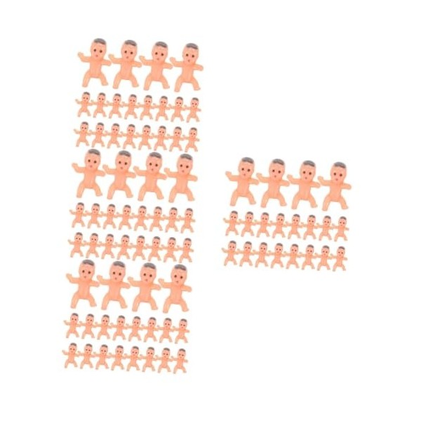 ABOOFAN 40 Pièces Poupée Ange Poupée Petit Modèle De Bébé Bébés Miniatures Jouets De Jeu De Rôle pour Enfants Maison De Poupé