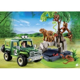 Playmobil - 5416 - Figurine - Véhicule Dexploration avec Animaux De La Jungle