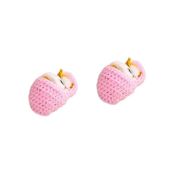 Totority 2Pcs Bébé Poupée Interactive Poupée Interactive Star Jouet De Poupée De Pantoufle De Chat Endormi Jouets en Peluche 