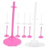 Hohopeti 12 Pièces Support De Vitrine De Poupée Support De Figurines Présentoir Daction Support De Stockage De Poupée Support