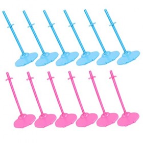 OATIPHO 12 Pièces Poupée Se Tient 12 Pouces Présentoirs De Figurines Support De Vitrine De Poupée Support Daffichage De Poup