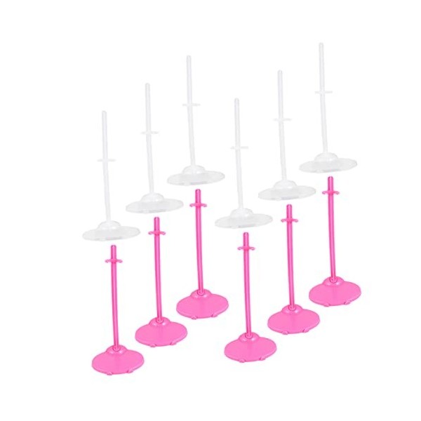 OATIPHO 12 Pièces Poupée Se Tient 12 Pouces Présentoirs De Figurines Support De Vitrine De Poupée Support Daffichage De Poup