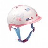 Baby Annabell Active Casque de Cycliste – Poupées de 43 cm – Doté d’Un Motif Floral, lanière & Coupe-Vent-pour Les Petites Ma