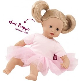 Götz 3402471 Tenue de Danse Classique pour Poupon, T. S - Dress pour Les Toutes Petites Ballerines - Petite Robe Rose pour po