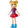 Polly Pocket Grande Figurine 7 cm avec tenue tendance, Polly, Shani ou Lila, modèle aléatoire, jouet enfant, FWY19