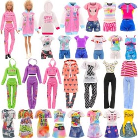 Festfun 10 Vêtements de Poupée de 11,5 Pouces 4 Robes Chics 2 Tenues 4 Habits de Poupée de 11,5 Pouces Poupée Non Incluse 