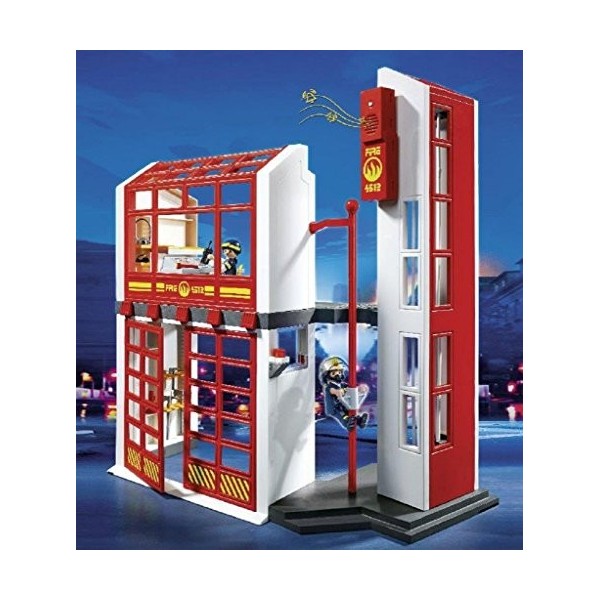 Playmobil - 5361 - Jeu De Construction - Caserne Des Pompiers