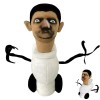 Toilette Skibidi Figurine 30cm Peluche Skibidi,170g Skibidi Toilet Poupées Jouet en Peluche Drôle Skibidi Figurines Cartoon D