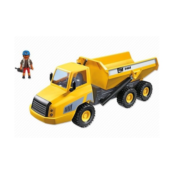 Playmobil - 5468 - Figurine - Grand Camion À Benne Basculante